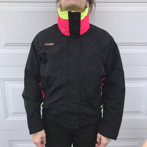 Columbia vtg neon pink yellow - pink,